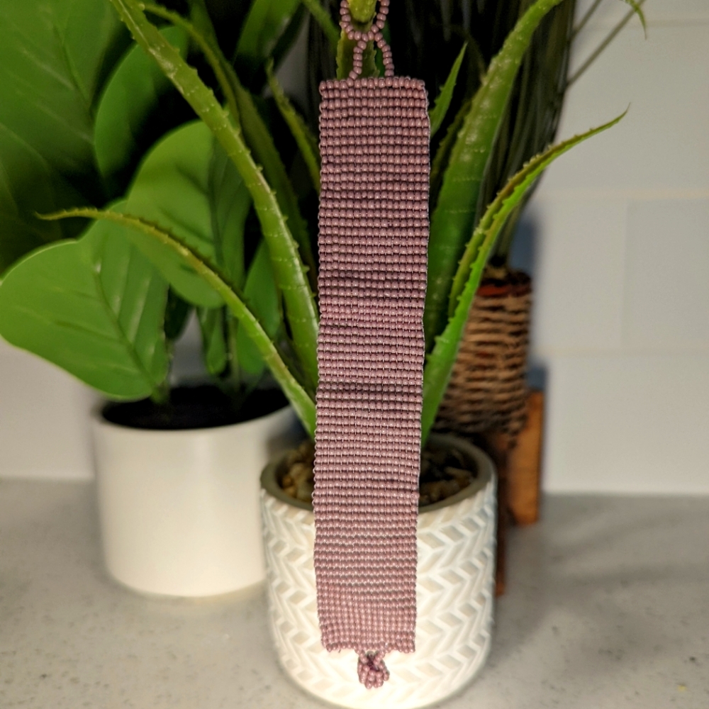 Purple Beaded Bracelet